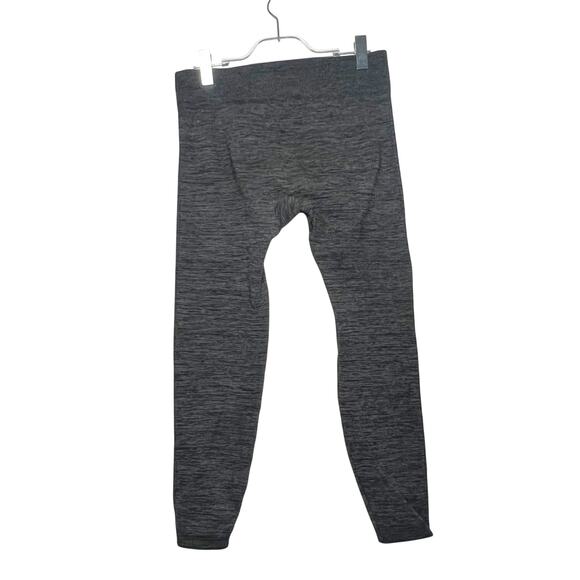 ONE 5 ONE Space Dye Cozy Fleece Lined Leggings Mid Rise Charcoal Gray Size L/XL - Picture 4 of 6